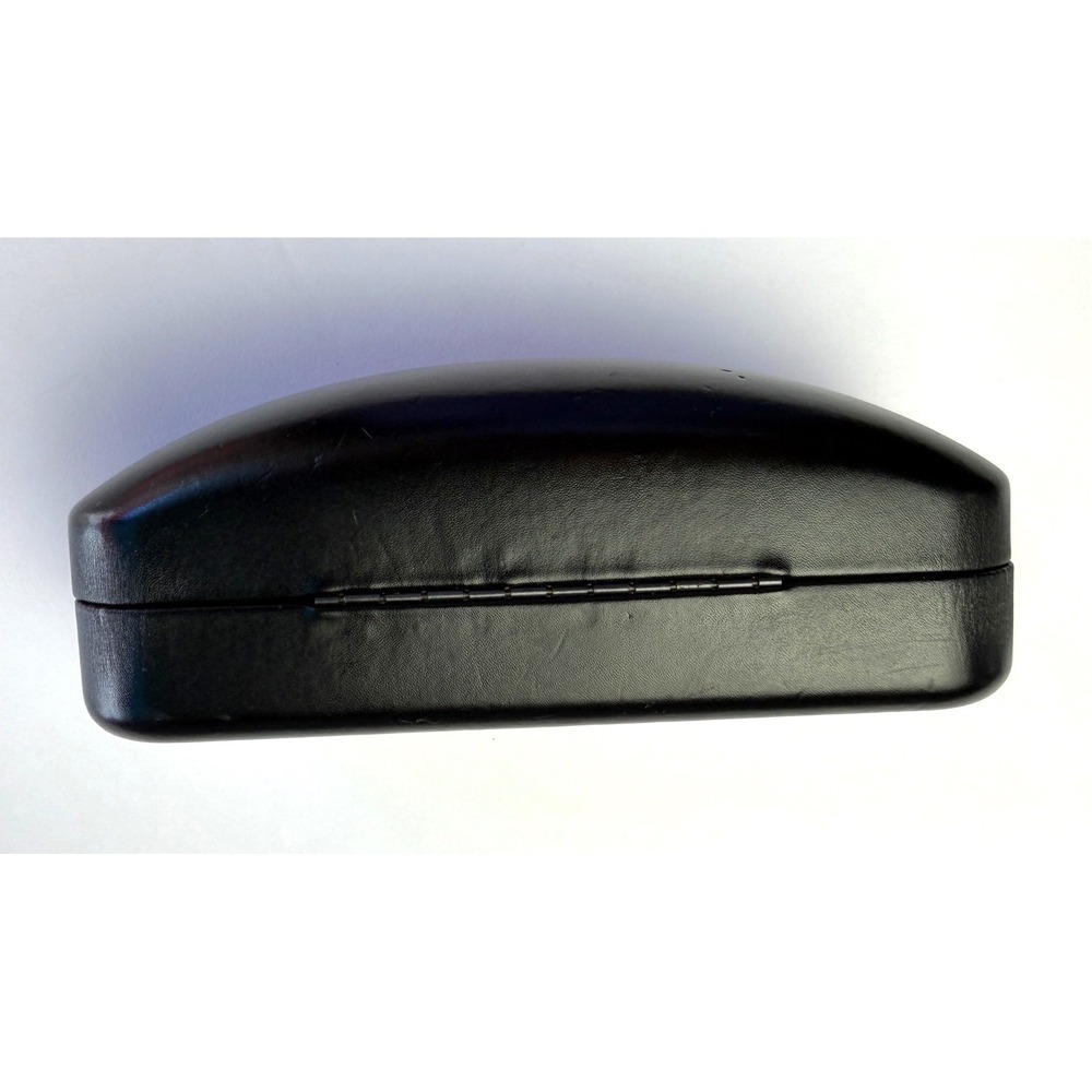 Coach Black Hard Clamshell Sunglasses Eyeglasses Case Logo Designer Minimalist L - Picture 4 of 9